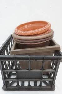 lot 12 image: NEW Planters & Storage Cube