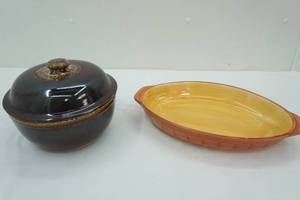 lot 13 image: Ceramic Kitchenware Lot (ovenware)