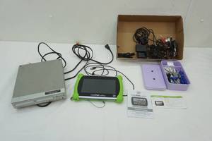 lot 17 image: Electronics Lot Leaped, DVD Player & Charging Cords