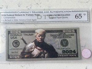 lot 11 image: 2024 Trump Return to Victory Note