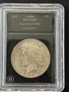 lot 19 image: 1923-S Peace Dollar