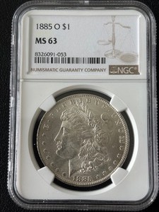 1885-O Morgan Dollar NGC MS63