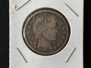 lot 57 image: 1898 Barber Half Dollar