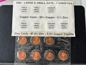 lot 79 image: 1982 Lincoln Cents