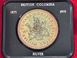 lot 82 image: 1971 Canada Silver Dollar British Columbia