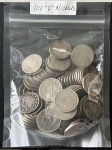 lot 89 image: 100 Liberty V Nickels