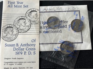 lot 90 image: 1979 Susan B. Anthony Dollar Set
