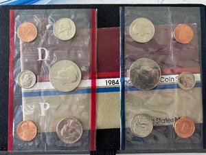 lot 110 image: 1984 P & D Mint Set