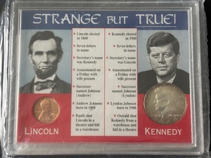 lot 149 image: Strange But True Lincoln and Kennedy Coins