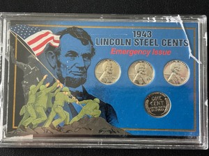 lot 150 image: 1943 Lincoln Steel Cents
