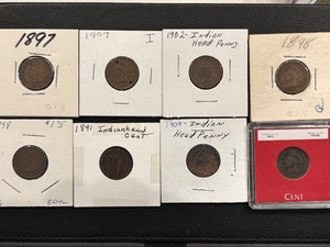 lot 168 image: Indian Head Cents