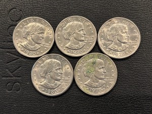 lot 174 image: Susan B. Anthony Dollars