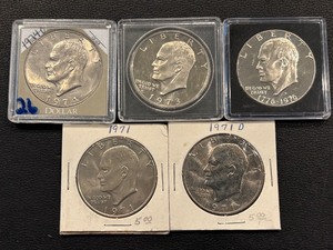 lot 175 image: Eisenhower Dollars