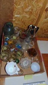 lot 309 image: Selection of Character Glasses, Ashtrays and Misc other Things