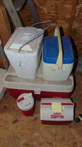 lot 334 image: Selection of Coolers