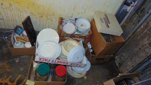 lot 353 image: Selection of Dishes, Home Decor and Canisters