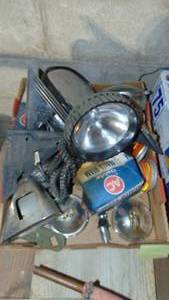 lot 22 image: Selection of Head Lights and Reflectors