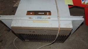 lot 25 image: 2- Air Conditions Goldstar and Whirlpool, Work, Cart Not included