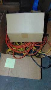 lot 471 image: Box of Misc Extension Cords
