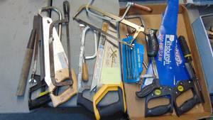 lot 495 image: Large Selection of Hand Saws