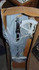 lot 509 image: New Oreck Vacuum in Box, Bissell Cleaner and Electric Floor Vacuum