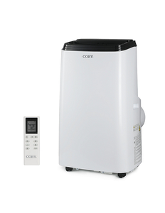 Coby 8150 BTU SACC/SEC (12,000 BTU ASHRAE) Portable 3-in-1 Portable Air Conditioner, Dehumidifier and Fan