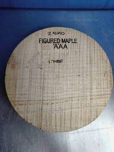 lot 88 image: Figured Maple Exotic Crafting  Turning Wood