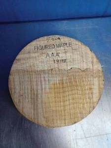 lot 95 image: Figured Maple Exotic Crafting  Turning Wood
