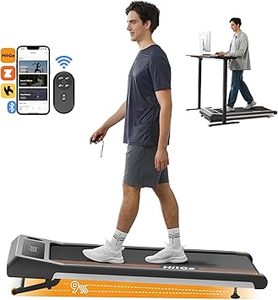 lot 179-BL image: Walking Pad for Home Office, 2 in 1 Under Desk Treadmill with App, Remote, LED Display, Portable Design with Optional Incline or Foldable Handle