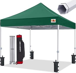 lot 223-BL image: Commercial Pop Up Canopy Tent 10x10 Premium-Series, Forest Green