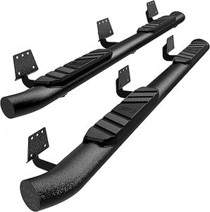 lot 298-BL image: 3.5 Rider Running Boards Compatible with 2019-2025 Ram 1500 (Not Fit 19-24 Classic)  Crew Cab  TG-SS2D35098  Side Step Rail Nerf Bars