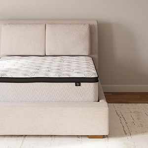 lot 480-OR image: Signature Design by Ashley Queen Size Chime 12 Inch Medium Firm Hybrid Mattress with Cooling Gel Memory Foam for Pressure Relief