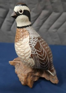lot 7 image: VINTAGE CHRIS OLSEN BOB WHITE QUAIL