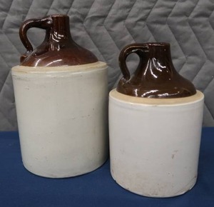 lot 13 image: 2 LIL BROWN JUGS