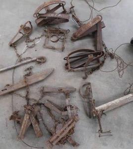 lot 22 image: 10 ASSORTED LARGER TRAPS