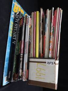 lot 41 image: ASSORTED ADULT MAGAZINES AND A COFFEE TABLE BOOK