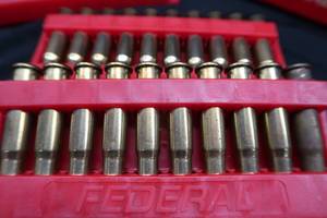 lot 53 image: FEDERAL CENTER FIRE RIFLE CARTRIDGES (30-30) Starting Price $ 5.00 Current Bid NA Reserve Price $ 0.00