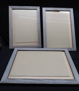 lot 106 image: 3 WOODEN FRAMES