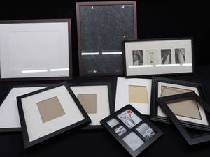 lot 108 image: HEAVY DUTY BLACK METAL FRAMES AND MORE