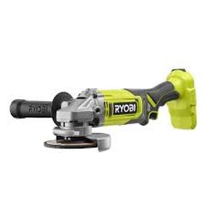 lot 33 image: RYOBI ONE 18V Cordless 4-12 in. Angle Grinder (Tool Only)  Customer Returns See Pictures