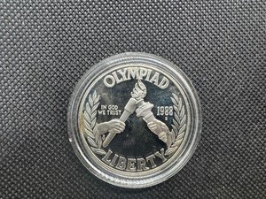 lot 54 image: 1888-S Proof Olympic Silver Commem. Dollar