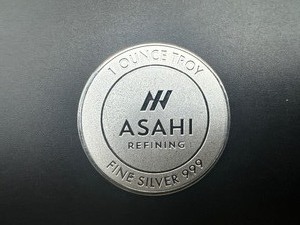 lot 64 image: Asahi Refining .999 1 Oz. Silver Round
