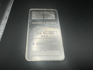 NTR Metals Ten Ounce .999 Silver Bar