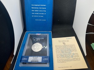 GSA Uncirculated 1884 Carson City Morgan Dollar NGC MS64 with Original Box and COA