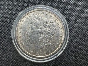 lot 27 image: 1896 High Grade Morgan Silver Dollar
