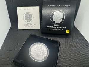 lot 37 image: 2023 Philadelphia Morgan Silver Dollar in Original Mint Package with COA