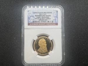 lot 93 image: 2011 S $1 Nineteenth President Rutherford Hayes Early Releases NGC PF 69 Ultra Cameo