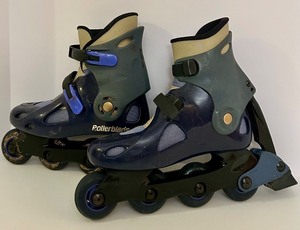lot 162 image: Pair of Rollerblade Roller Skates with Adjustable Straps