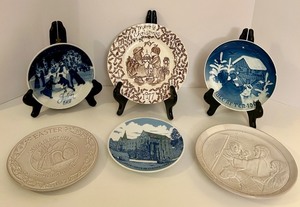 lot 170 image: Set of 6 Collectible Decorative Plates from 1967 to 1981