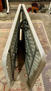 lot 200 image: Office Star 6-Foot Folding Table with Metal Legs